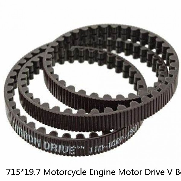 715*19.7 Motorcycle Engine Motor Drive V Belt Metric Power Transmission Rubber Motor V-belt For Gates Original Belt