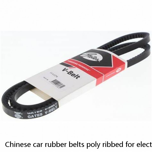 Chinese car rubber belts poly ribbed for electric pk rubber motor drive belts